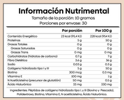 Glow Eterno - Colágeno con Ácido Hialurónico, Vitamina E y Biotina - Colágeno Hidrolizado Tipo I y III